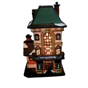 Heartland Valley Village Daily Gazette Deluxe Porcelain Lighted House Christmas